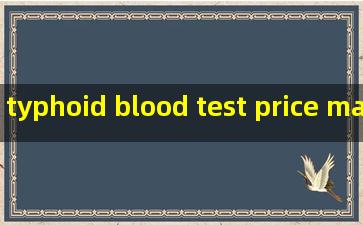 typhoid blood test price manufacturers